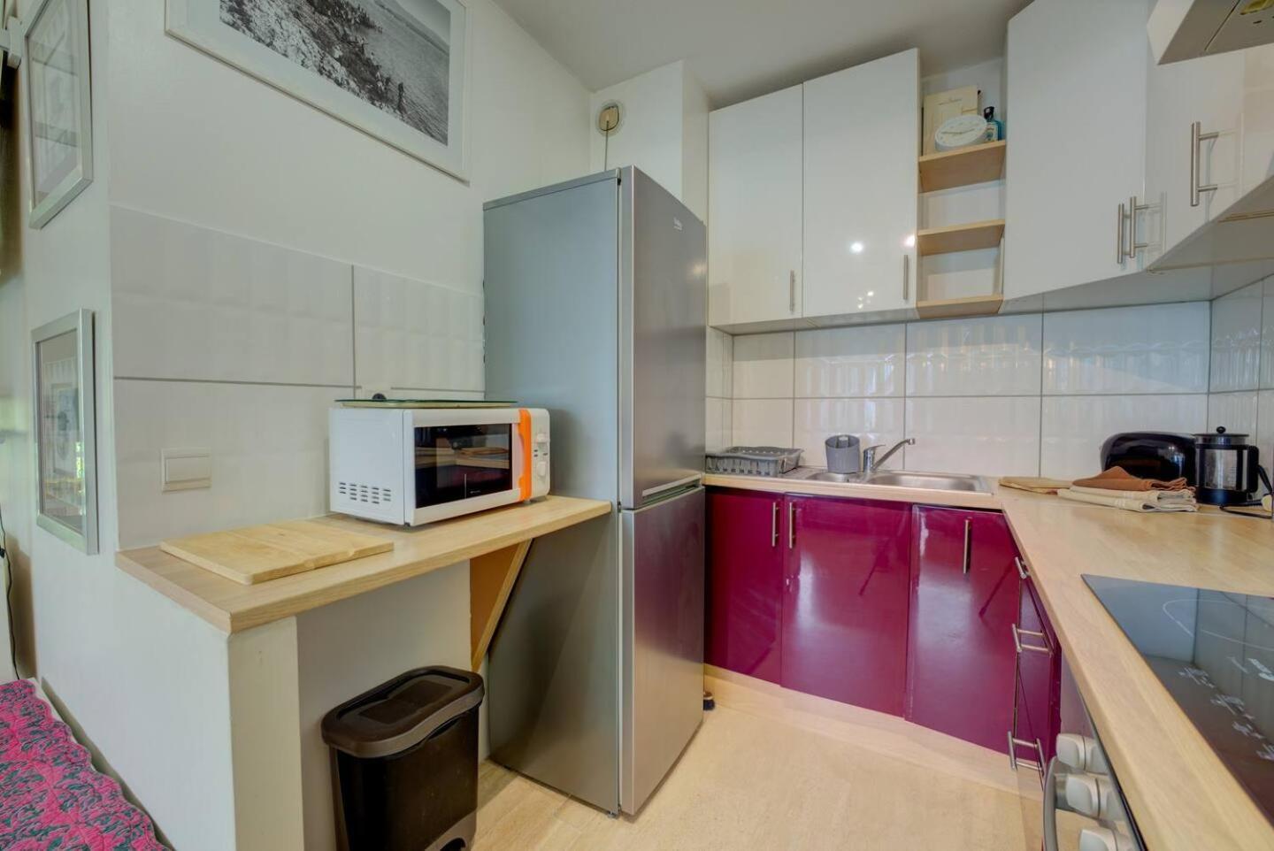 Elegant Apt W/2 Terraces/Mins To Beach & Shops Antibes Exteriér fotografie